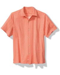 Tommy Bahama - Maui Border Silk Short Sleeve Button-Up Shirt - Lyst