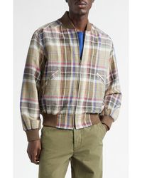 Noah - Wool & Linen Varsity Jacket - Lyst