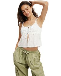 Cotton On - Lola Tie Up Cami - Lyst