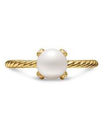 David Yurman - Freshwater Pearl Classics Ring - Lyst