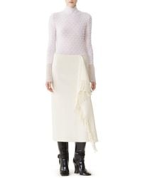 Lanvin - High-Neck Top - Lyst