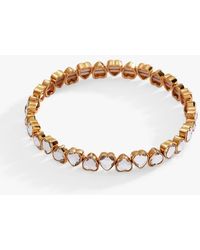 ALEX AND ANI - Faceted Heart Stretch Bracelet - Lyst