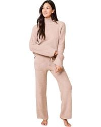 Softies - Solid Marshmallow Rib Mock Neck With Long Pant - Lyst