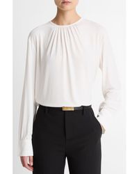 Vince - Soft Gathered Top - Lyst
