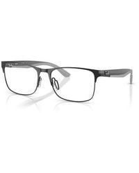 Ray-Ban - 57Mm Rectangle Optical Glasses - Lyst