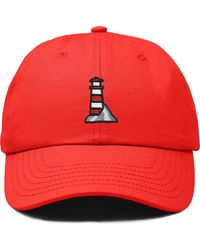 Alix - Lighthouse Embroidered Dad Hat - Lyst