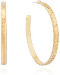 Anna Beck - Large Hammered Hoop Earrings - Lyst