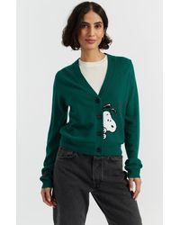 Chinti & Parker - Wool Cashmere Snoopy Peek Cardigan - Lyst
