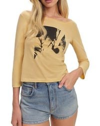 Reformation - X Devon Lee Carlson Lizzie Graphic T-Shirt - Lyst