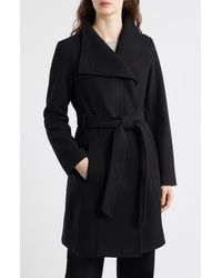 Michael Kors - Belted Coat With Oversize Collar - Lyst