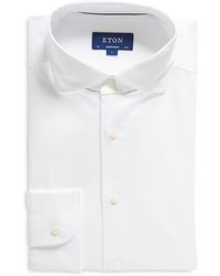 Eton - Contemporary Fit Jersey Dress Shirt - Lyst