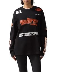 Reiss - X Mclaren Oval Graphic Long Sleeve T-Shirt - Lyst