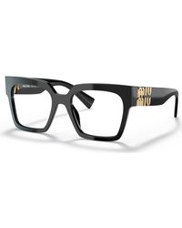 Miu Miu - 52Mm Square Optical Glasses - Lyst
