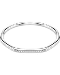 Swarovski - Dextera Bangle, Octagon Shape, Round Cut, 18K Finish - Lyst