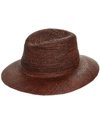 Albertus Swanepoel - Open Weave Straw Panama Hat - Lyst