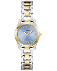 Guess - Veda Two-Tone Bracelet Watch, 28Mm - Lyst