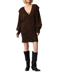 Equipment - Elijah Long Sleeve Wool & Cashmere Sweater Dress - Lyst
