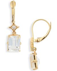 Anzie - Jac & Jo Greta Topaz Drop Earrings - Lyst