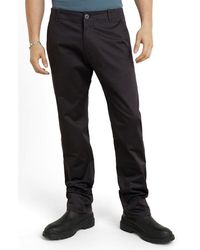 G-Star - Mosa Straight Leg Flat Front Chinos - Lyst