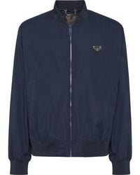 Philipp Plein - Nylon Bomber Jacket - Lyst