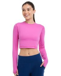BloqUV - Long Sleeve Crop Top For Everyday Sun And Uv Protection - Lyst