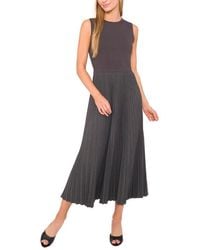 Halogen® - Mixed Media Sleeveless Maxi Dress - Lyst