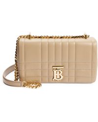Burberry - Small Lola Quilted Leather Crossbody Bag - Lyst