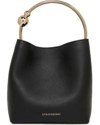 Strathberry - The Circus Top Handle Leather Bucket Bag - Lyst
