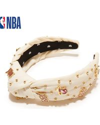 Lele Sadoughi - Nba Miami Heat Embellished Headband - Lyst