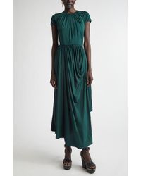 Givenchy - Draped Jersey Maxi Dress - Lyst