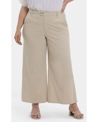 NYDJ - Mona High Waist Ankle Wide Leg Trouser Jeans - Lyst