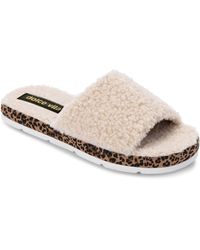 dolce vita faux fur slides