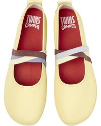 Camper - Right Nina Twins Mismatch Ballerina Flat - Lyst
