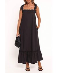 Petal & Pup - Irina Stripe Maxi Dress - Lyst