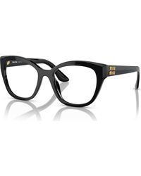 Miu Miu - 54Mm Square Optical Glasses - Lyst