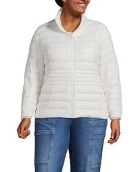 Lands' End - Wanderweight Ultralight Packable Down Jacket - Lyst