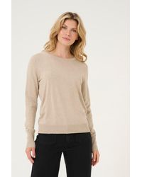 Kaffe - Kalizza Round Neck Regular Fit Pullover - Lyst