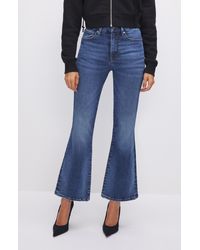 GOOD AMERICAN - Always Fits Good Legs High Waist Crop Bootcut Jeans - Lyst