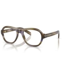 Prada - 55Mm Rectangle Optical Glasses - Lyst