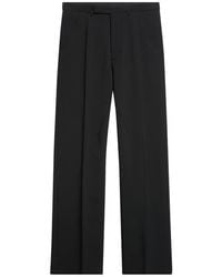Rick Owens - Tailored Geth Wide Leg Virgin Wool Pants - Lyst