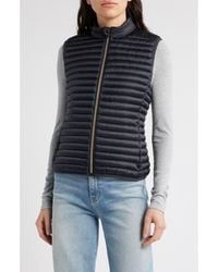 Save The Duck - Arabella Water Repellent Quilted Puffer Vest - Lyst
