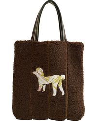 Lost Pattern - Pan Pan Shearling Tote Bag - Lyst