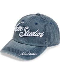 Acne Studios - Tourist Logo Embroidered Cotton Twill Baseball Cap - Lyst