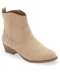 Nordstrom Kennedy Western Boot - Natural