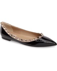 Valentino Garavani Rockstud Ballerinas - Black