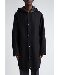 Visvim - Connor Wool & Linen Hooded Coat - Lyst