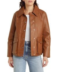 Rails - Mathis Faux Leather Jacket - Lyst