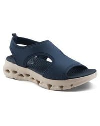 Flexus by Spring Step - Guzman Ankle Strap Platform Wedge Sandal - Lyst