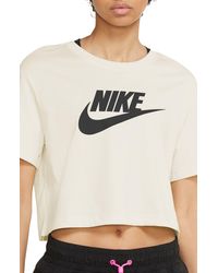 Nike - Sportswear Essential Crop Graphic Tee - Lyst