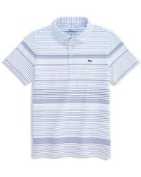 Vineyard Vines - Kids' Kiawah Sankaty Striped Performance Polo - Lyst